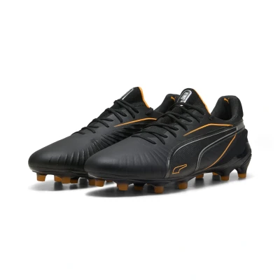 Abbildung von Puma KING Ultimate FG/AG Fußballschuh Nocken, Herren, Größe: 42.5, Black/heat fire/silver Schuhe
