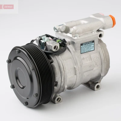 Abbildung von DENSO DCP99523 Kompressor 10PA17C 24 PAG 46 R 134a mit Magnetkupplung