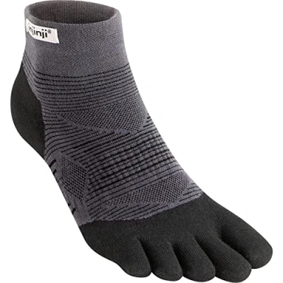 Abbildung von Injinji Run Original Weight Mini Crew Socken, Black