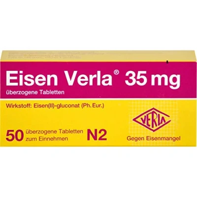 Abbildung von Eisen Verla 35 mg überzogene Tabletten 50 St