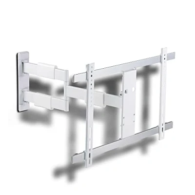 Abbildung von Xantron® SLIMLINE A 466 W Wandhalterung Fernseher Schwenkbar Neigbar Drehbar/32 60 Zoll TV Halterung Weiß/TV Flach/Fernseher Schwenkarm mit flachem Wandabstand inkl. Montagematerial