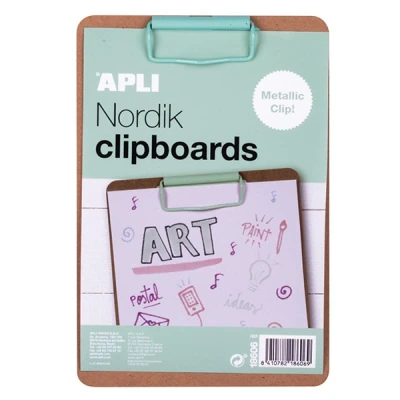 Abbildung von Clipboard A5 Holz Metallklemme Pastellgrün 1 Stk.