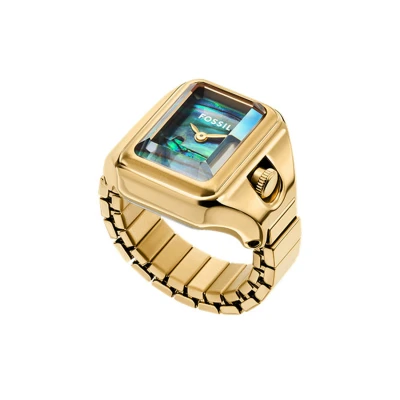 Abbildung von Fossil Damen Ringuhr Gold ES5411
