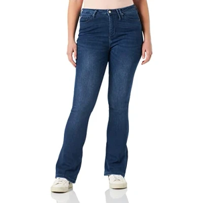 Abbildung von MUSTANG Damen June Flared Jeans, Mittelblau 602, 31W / 32L