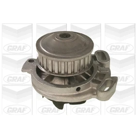 Abbildung von GRAF PA103 Wasserpumpe 26 mit Dichtring mechanisch Gusseisen 77,34 für Zahnriementrieb AUDI: 80 B3, Coupe B2, VOLKSWAGEN: Passat B2 Schrägheck