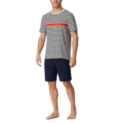 Abbildung von Schiesser Rundhals Casual Nachtwäsche Set, Herren, Größe: 56, Grapefruit
