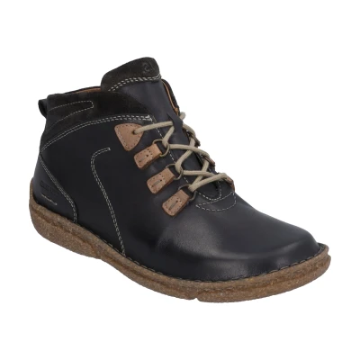 Abbildung von Josef Seibel Neele Schnürstiefelette, Damen, Größe: 44, Schwarz/kombi Schuhe