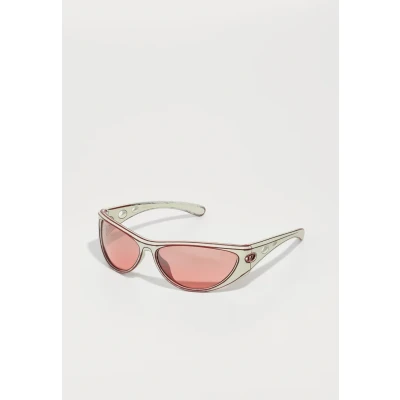 Abbildung von Diesel Unisex Sonnenbrille, Größe: 63, White/barrelling red