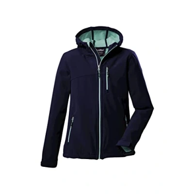 Abbildung von Killtec Mädchen Softshelljacke Softshell Jacke mit Kapuze Girls wasserabweisend 00814 dunkelnavy 140