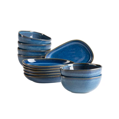 Abbildung von MÄSER Snackschale &quot;Snacking Set Cordelia, aus Steinzeug&quot;, 12 tlg., Steinzeug