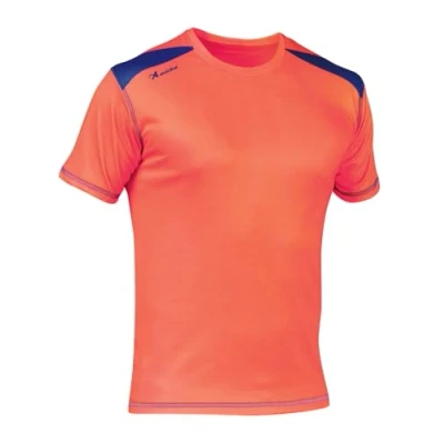 Abbildung von ASIOKA 182/17 Unisex Erwachsene Funktions Running T Shirt M/Short, Orange/Königsblau, M