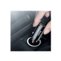 Abbildung von Baseus CCALL YS01 KFZ Ladekabel für Handys 12 24V schwarz