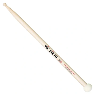 Abbildung von Vic Firth American Custom Series Drumsticks SD12 Swizzle General Wood Tip and Hard Felt Ball