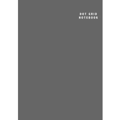 Abbildung von Dot Grid Notebook: B5 (6.93 x 9.85 inches) 106 Dotted Pages Charcoal Grey Softcover Notebook/Journal
