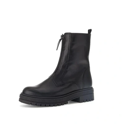 Abbildung von Gabor Comfort Plateaustiefelette, Damen, Größe: 38.5, Schwarz/flausch Schuhe