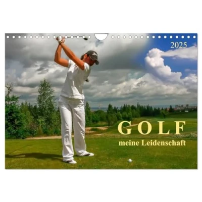 Abbildung von Golf meine Leidenschaft (Wandkalender 2025 DIN A4 quer), CALVENDO Monatskalender