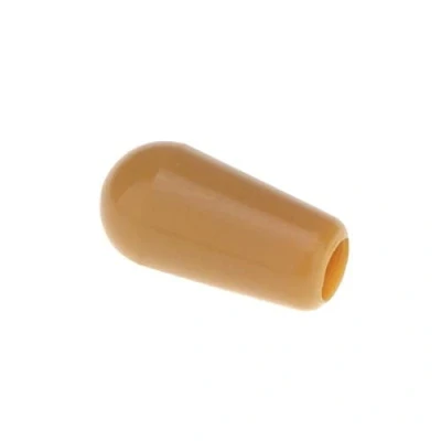 Abbildung von Musiclily USA Gewinde Gitarre 3 Weg Toggle Schalter Knopf Kappe Switch Knobs Caps Tips für LP Les Paul Style E Gitarre,Bernstein (2 Stück)