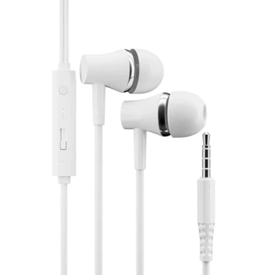 Abbildung von Hi Res Extra Bass Ohrhörer, geräuschisolierende In Ear Kopfhörer, kabelgebunden, mit Mikrofon für iPhone, iPod, iPad, MP3, Huawei, Samsung, leichte Kopfhörer Lautstärkeregler,