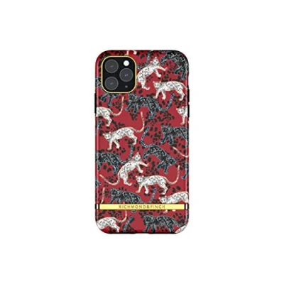 Abbildung von Richmond &amp; Finch Hülle Kompatibel mit iPhone 11 Pro Max, Samba Roter Leopard Gehäuse, 6.7 Zol, Komplett Schützende Handyhülle