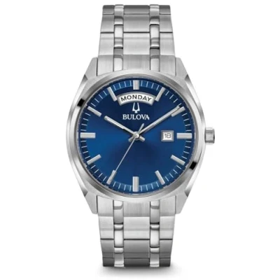 Abbildung von Bulova Herren Analog Quarz Uhr mit Edelstahl Armband 96C125