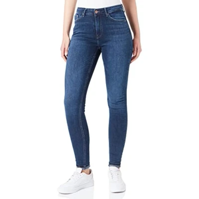 Abbildung von ONLY Damen Onlpaola Lola Hw Sk DNM Azgz878, Dark Blue Denim, XS / 32L