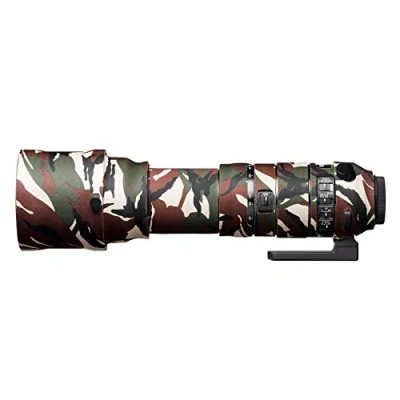 Abbildung von easyCover Lens Oak Objektivschutz Schutz für Ihr Kameraobjektiv Geeignet Sigma 150 600mm F5 6.3 DG OS HSM Sport Grüne Camouflage