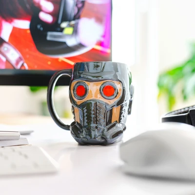 Abbildung von Paladone Starlord 3D Becher Offiziell lizenziertes Guardians of The Galaxy Sammler Keramiktasse, neuartiges Geschenk für Marvel Fans, 550 ml (18 fl oz)