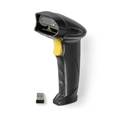Abbildung von Nedis BSCNW1D100BK, Barcode Modul Leser, 1D, Laser, 60 cm, Kabellos, USB