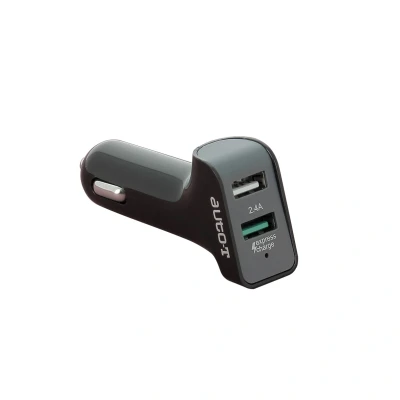 Abbildung von AUTO T 540309 KFZ Ladekabel für Handys USB Express Charge 2x type A