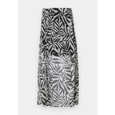 Abbildung von ONLY Onlasta LIFE SLIT Ankle Skirt Maxirock, Damen, Größe: Large, Black