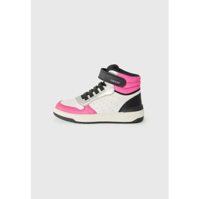 Abbildung von Geox Washiba Sneaker high für Kinder, Größe: 34, White/fuchsia Schuhe