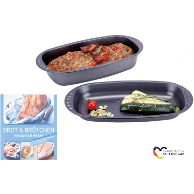 Abbildung von CHG Brotbackform &quot;EasyOven&quot;, (Set, 3 St.), inkl. Backbuch mit tollen Rezeptideen, Made in Germany