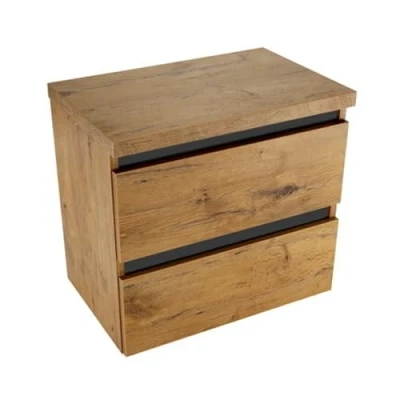 Abbildung von paplinskimoebel wohnwand, Badezimmerschrank mit Schubladen 60 x 51,5 39 cm, Kleiner Schrank für Waschbecken, Gästebadschrank, medikamentenschrank hängeschrank