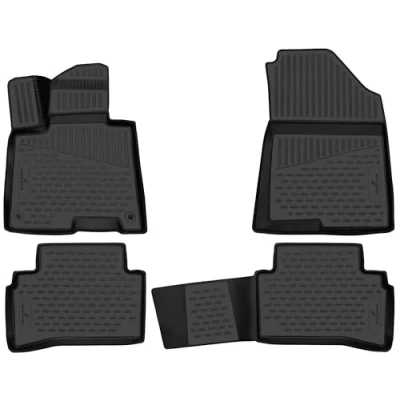 Abbildung von Walser XTR Gummi Fussmatten Auto kompatibel mit Kia Sportage V (NQ5) 09/2021 Heute, 100% passgenaue Fußmatten, robuste Universal Fußmatte Auto, Gummimatten