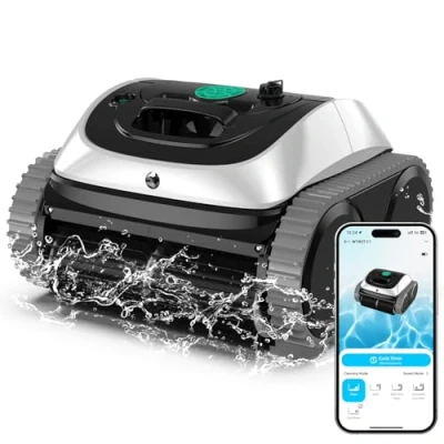 Abbildung von WYBOT C1 Poolroboter mit Akku, 150 Min. Kabellos Poolsauger Boden und Wand, Poolreiniger intelligenter Routenplanung, vollautomatische , Wasserlinien &amp; Wandreinigung, bis ㎡