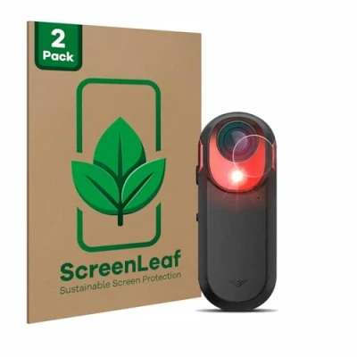 Abbildung von ScreenLeaf (2 Stück Schutzfolie für Garmin Varia RCT 715 [nachhaltiger Displayschutz, Folie, transparent, kratzfest]