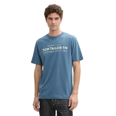 Abbildung von TOM TAILOR Piqué Poloshirt mit Stretch, Mystical Blue, XXXL