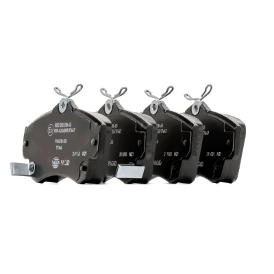 Abbildung von HELLA 8DB 355 018 651 Bremsbelagsatz mit akustischer Verschleißwarnung CHRYSLER: PT Cruiser Kombi, Cabrio, DODGE: NEON 2