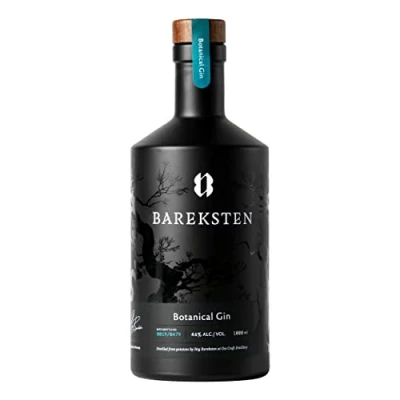 Abbildung von Bareksten Botanical Gin 1000 ml norwegischer norwegische &amp; naturbelassene Botanicals fruchtiger Geschmack intensiv würzige Aromen Doppelgold bei Francisco World Spirit Competition
