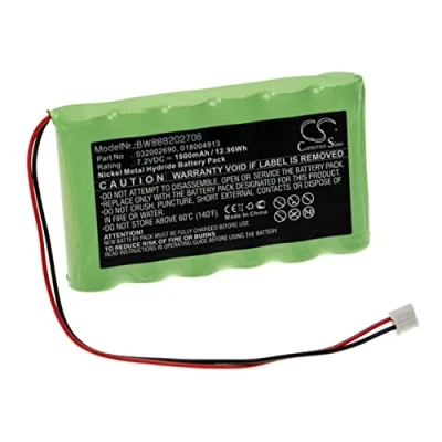 Abbildung von vhbw Akku kompatibel mit Compex Fitness, Fitness Tens, Medi, Medicompex, Micro, Micro+ Medizintechnik (1800mAh, 7,2V, NiMH)
