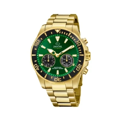 Abbildung von Jaguar Connected Kollektion Chronograph, Herren, Größe: One Size, Goldfarben