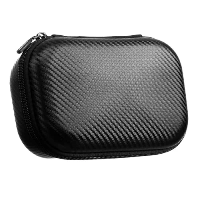 Abbildung von ZIPIT Carbon Federmäppchen Großes Mäppchen für Schule und Büro Etui, Kosmetiktasche mit Organizer Federmappe Schwarz