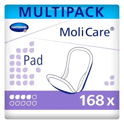 Abbildung von Molicare Inkontinenzslip MoliCare® Pad 4 (6x28) Karton (168 St) für diskrete Inkontinenzversorgung