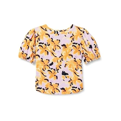 Abbildung von Name It Mädchen NKFJASSINE SS TOP T Shirt, Mock Orange, 146W / 152L