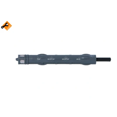 Abbildung von NRF 33349 Trockner Kunststoff mit Befestigungsmaterial, Dichtring EASY FIT OPEL: Corsa D Schrägheck, Meriva B, Adam, RENAULT: LAGUNA 3 Grandtour