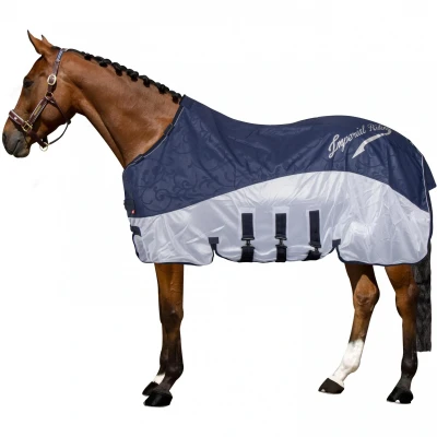 Abbildung von Imperial Riding Fliege und Regenschutzdecke IRHSuper Dry Navy 115/165 Agradi.deVerkauft von Agradi