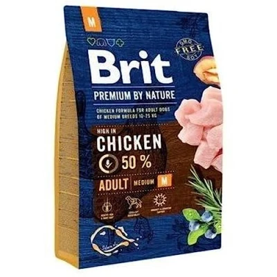 Abbildung von BRIT Premium by Nature Adult M Dry Dog Food Chicken 8 kg