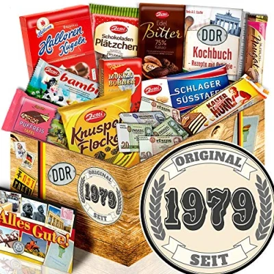 Abbildung von Original seit 1979 / DDR Schokoladenbox/Geburtstag Geschenke Frauen