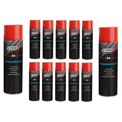 Abbildung von 12 x 500ml CAR1 Bremsenreiniger Bremsscheibenreiniger Spray CO 3000