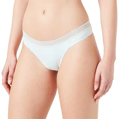 Abbildung von Calvin Klein Damen String Tanga, Grün (Dragon Fly), S